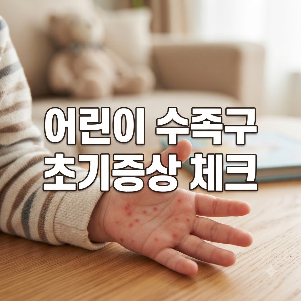 수족구 약하게 증상 어린이 초기 증상 체크해 보기